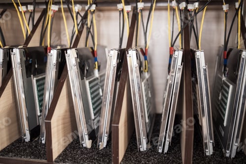 Preview: TFT components and microcircuits blanks in laboratory