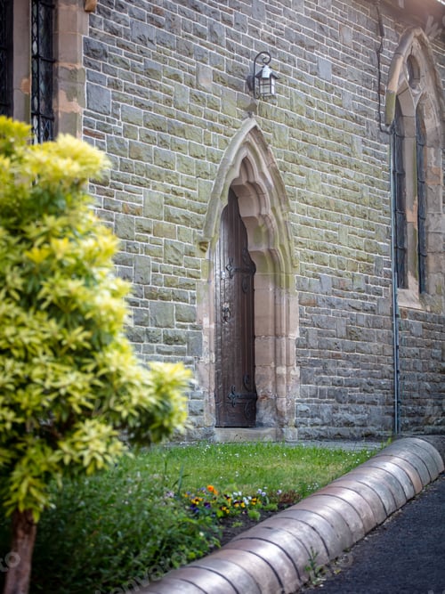 Preview: Exterior shot of Saint Winifred's Church in Penrhiwceiber, Wales