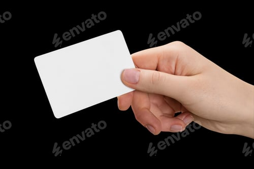 Preview: credit card isolate, isolated on white