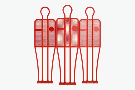 Preview: Red Football Free Kick Mannequins