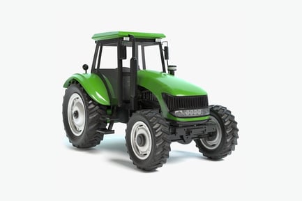 Preview: Lime Green Utility Tractor