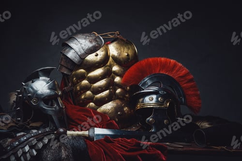Preview: Ancient rome warrior and gladiator armor and sword