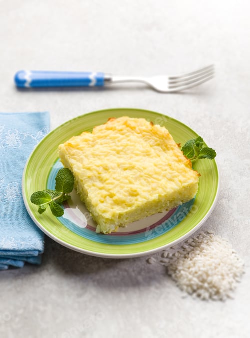 Preview: home made rice cake,selective focus