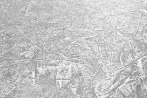 Preview: Ice rink floor, detail of a textured background ice. Sports and seasons.