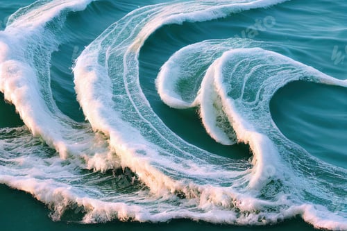 Preview: Close up shot of beautiful ocean waves