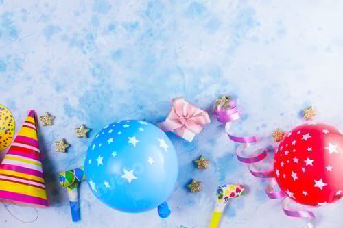 Preview: Bright colorful carnival or party scene