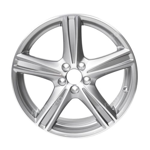 Preview: Alloy car wheel rim isolated on white background