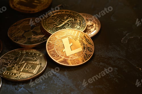 Preview: Golden cryptocurrency Litecoin