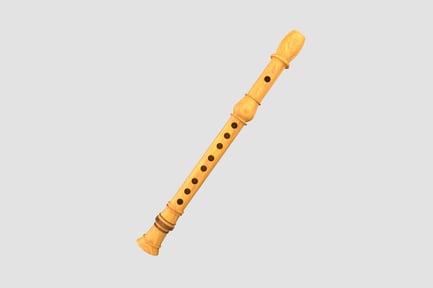 Preview: Flute 3D Illustration