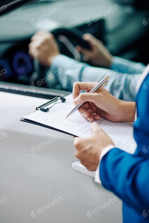Preview: Filling questionnaire for customer