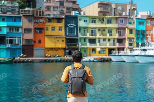 Preview: man traveler visiting in Taiwan