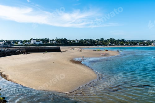 Preview: The port of Morgat a sunny day of summer