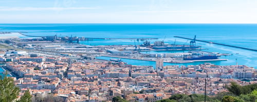 Preview: Sete in France, aerial view