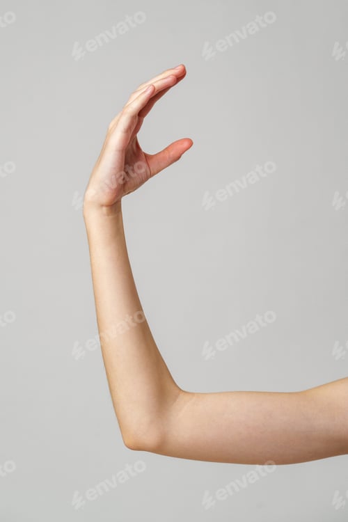 Preview: Close Up of a Woman's Arm Extended Upward