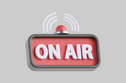 Preview: Broadcasting on air sign