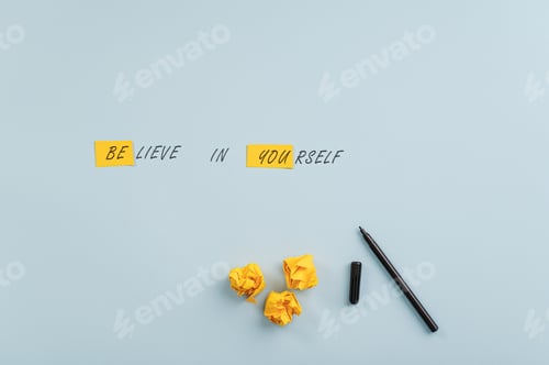 Preview: Believe in yourself note