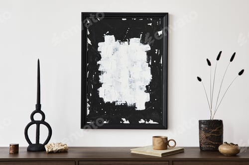 Preview: Stylish living room interior composition