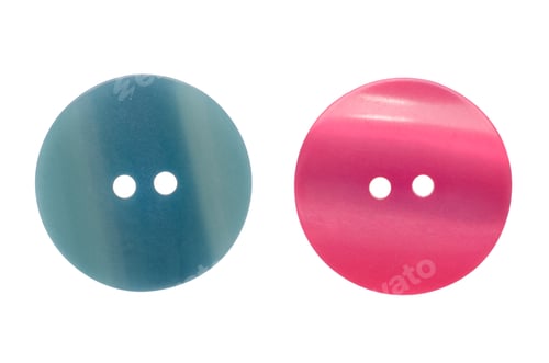 Preview: Two buttons lie on a white background