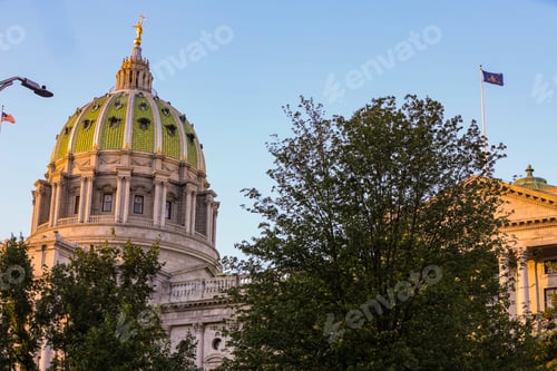 Preview: Pennsylvania State Capitol. I was here for dinner (across the street that is).