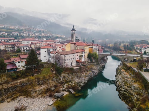 Preview: Village of Kanal on the Soca River, Slovenia