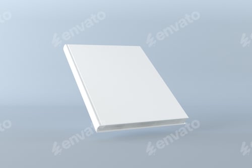 Preview: book, mockup, cover, textbook, realistic