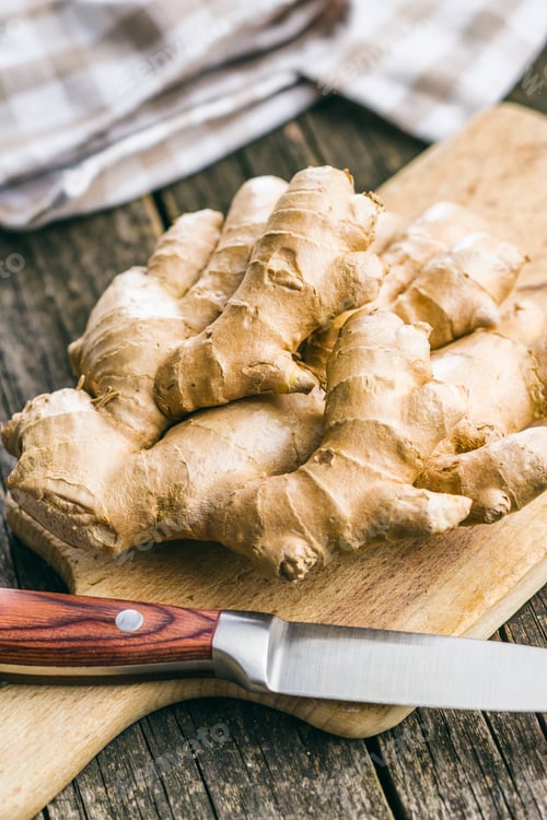 Preview: Healthy ginger root.