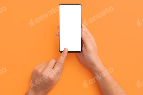 Preview: smartphone, mockup, telephone, touching, mobile phone