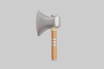 Preview: Cartoon hand axe tool