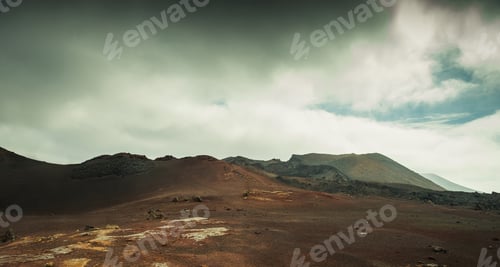 Preview: volcano and lava desert