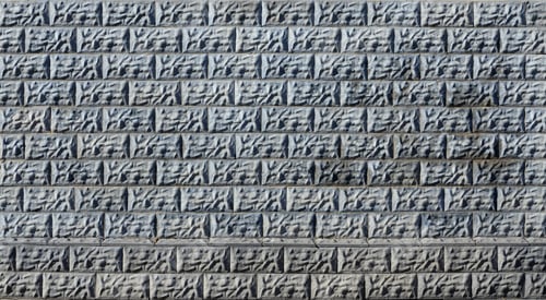 Preview: Grey concrete block wall texture with cracked surface