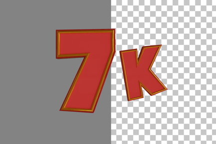 Preview: Thanks 7K 3D Icon