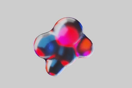 Preview: Abstract blob with vibrant color
