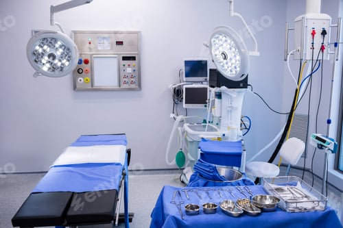 Preview: Equipment, tools and medical devices in modern operating room