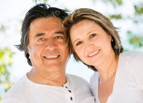 Preview: Beautiful Couple At The Beach Looking Happy