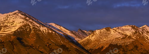 Preview: Mountains on sunrise