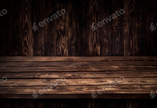 Vista previa: Dark wooden table for product