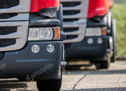 Preview: Semi Truck Parking Lot