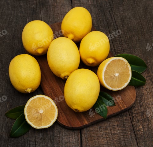 Preview: Fresh ripe lemons