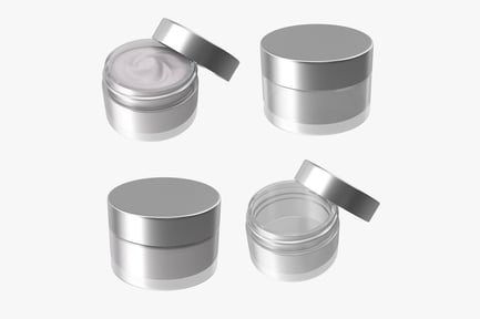Preview: Cosmetic Cream Jars Set