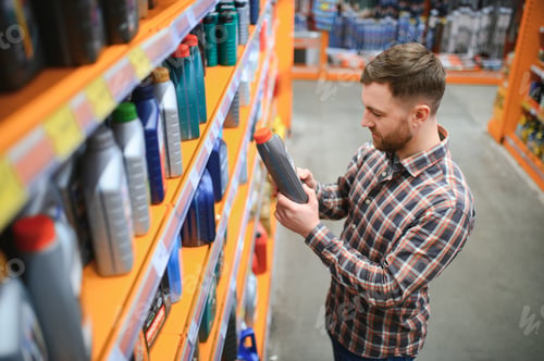 Preview: A customer at an auto parts store
