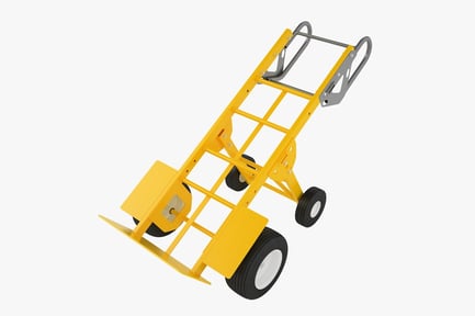 Preview: Heavy-Duty Yellow Hand Truck Dolly