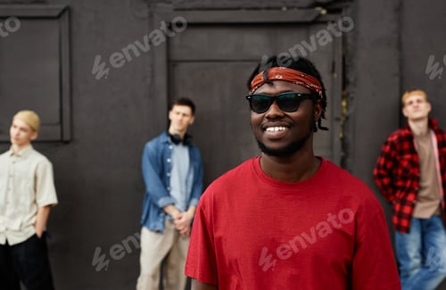 Preview: Black Young Man in Street