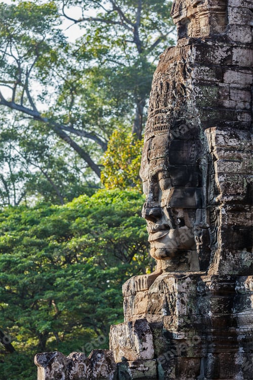 Preview: Face of Bayon temple, Angkor, Cambodia