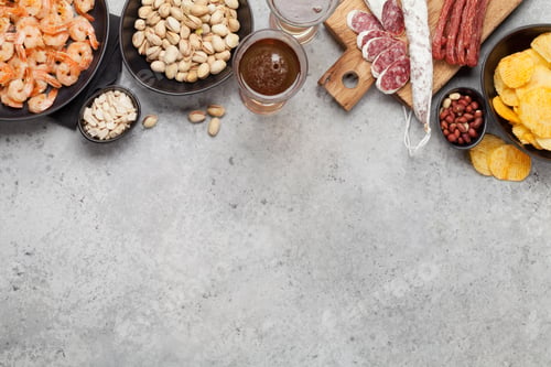 Preview: Draft beer and snacks
