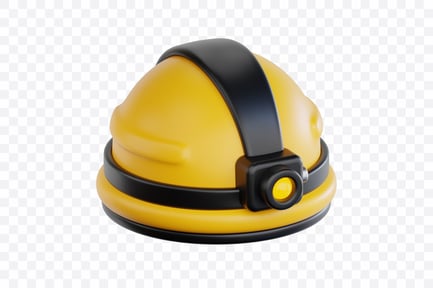 Visualização: Segurança do capacete de construção