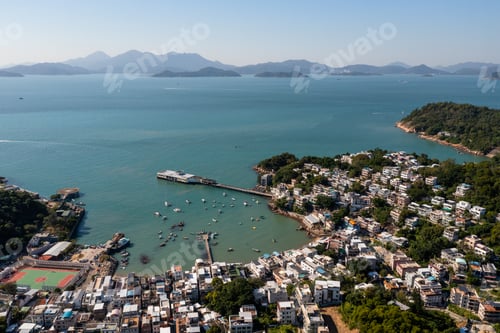Preview: Top view of Lamma island in Hong Kong