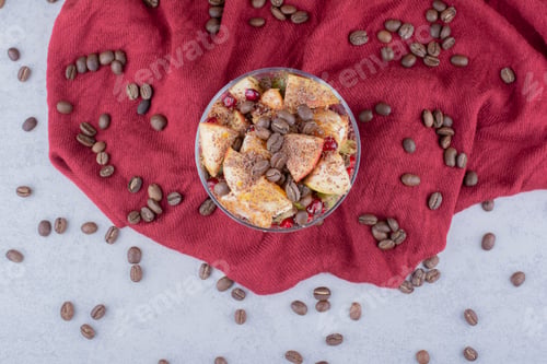 Preview: Salad with chopped fruits and spices