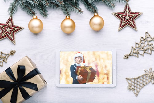 Preview: Beautiful Celebratory Christmas Background. New Year'S Holidays. Christmas Holidays. Beautiful