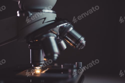 Preview: Close-up shot of microscope