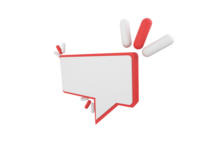 Preview: Superchat Bubble 3D Illustration